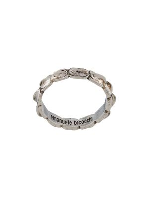 Emanuele Bicocchi bague Croc - Métallisé