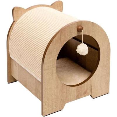 VESPER klauwkast Minou - 36 x 36,5 x 40,5 cm - Lichtbruin - Voor cat