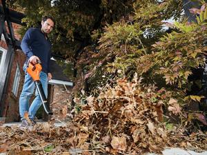 Black & Decker GWC1820PC cordless leaf blowers 209 km/h Zwart, Oranje