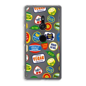 Fruitsticker: Sony Xperia XZ2 Transparant Hoesje