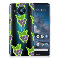 Nokia 8.3 Siliconen Case Druiven