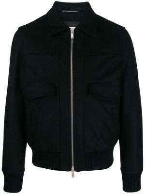 PT Torino veste en laine à design multi-poches - Noir