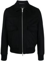 PT Torino veste en laine à design multi-poches - Noir