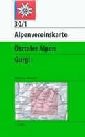 Wandelkaart 30/1 Alpenvereinskarte Ötztaler Alpen - Gurgl | Alpenverei