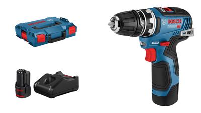 Bosch 06019H3001 Accu-schroefboormachine 12 V Li-ion Incl. 2 accus, Incl. lader, Incl. koffer