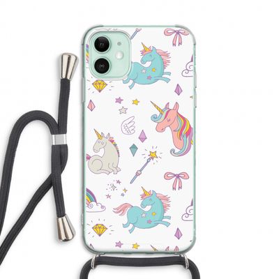 Fantasiewereld: iPhone 11 Transparant Hoesje met koord