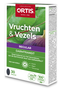 Ortis Vruchten & Vezels Regular Darmtransit Tabletten