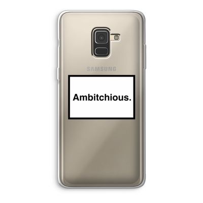 Ambitchious: Samsung Galaxy A8 (2018) Transparant Hoesje