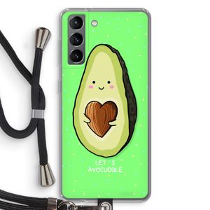 Avocuddle: Samsung Galaxy S21 Transparant Hoesje met koord