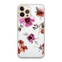 Geschilderde bloemen: iPhone 13 Pro Max Transparant Hoesje