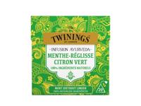 Twinings Ayurveda munt zoethout limoen
