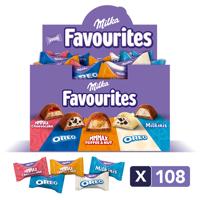 Milka FAVOURITES Mix (108stuks)