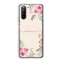 Rozen: Sony Xperia 10 III Transparant Hoesje