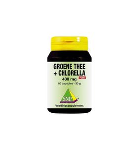 Groene thee chlorella 400 mg puur