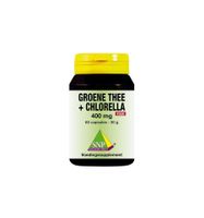 Groene thee chlorella 400 mg puur - thumbnail