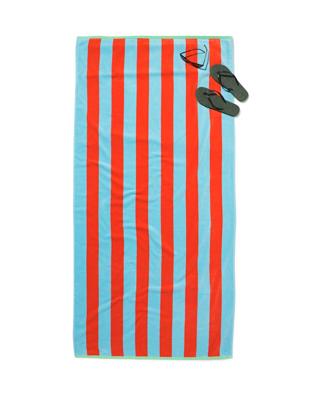 HEMA Strandlaken 90x180cm Velours Strepen