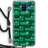 Crocs: Samsung Galaxy A6 (2018) Transparant Hoesje met koord