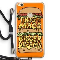Big Macs Bigger Dreams: Huawei Ascend P8 Lite (2017) Transparant Hoesje met koord