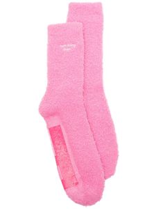 TEAM WANG design chaussettes à logo brodé - Rose