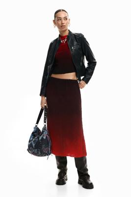Midirok met verloop - RED - L Midirok met verloop - RED - L