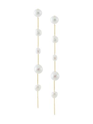 Cult Gaia boucles d'oreilles pendantes Atum - Blanc