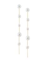 Cult Gaia boucles d'oreilles pendantes Atum - Blanc