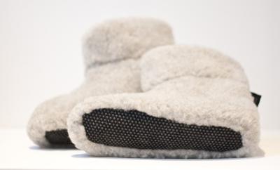 Natura Norway Noorse sloffen lichtgrijs maat 45-46