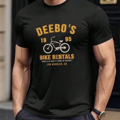 Bon&Bon Homme Men's Plus Size Slogan Graphic Tee | Black Slim Fit Black / 3XL