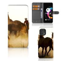 Motorola Edge 20 Lite | Telefoonhoesje | Met pasjeshouder | Design Cowboy