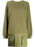 Cynthia Rowley robe courte Cosy à poches cargo - Vert - thumbnail