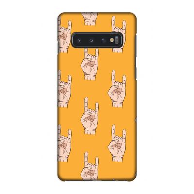Rock: Samsung Galaxy S10 4G Volledig Geprint Hoesje