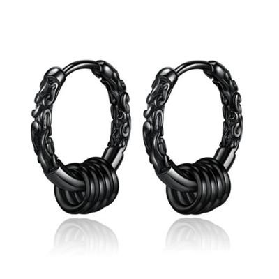 LGT JWLS Oorringen mannen - Rings Gunmetal