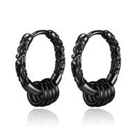 LGT JWLS Oorringen mannen - Rings Gunmetal