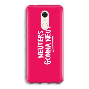 Neuters (roze): Xiaomi Redmi 5 Transparant Hoesje
