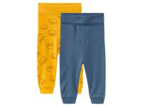 lupilu Babyjoggingbroek (50/56, Geel/blauw)