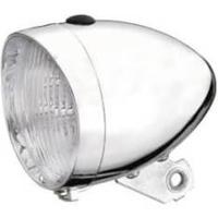 Union koplamp un-4900 retro batterij chroom oem