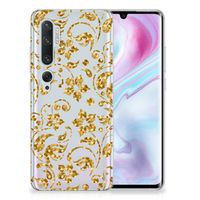 Xiaomi Mi Note 10 Pro TPU Case Gouden Bloemen