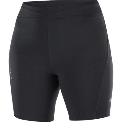 Salomon Shakeout core tights 6" dames - ZWART - Dames