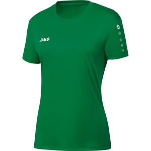 JAKO 4233D Shirt Team Korte Mouw Damesmaten  - Sportgroen - 42