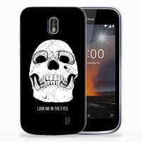 Silicone Back Case Nokia 1 Skull Eyes - thumbnail