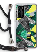 Fantasie jungle: Huawei P40 Transparant Hoesje met koord