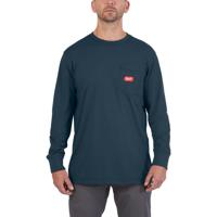 Milwaukee WT LS BLU S T-shirt Work long sleeve blue S - 4932493043