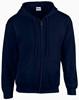 Gildan G18600 Heavy Blend™ Adult Full Zip Hooded Sweatshirt - Navy - M