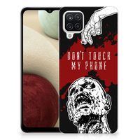 Samsung Galaxy A12 Silicone-hoesje Zombie Blood - thumbnail