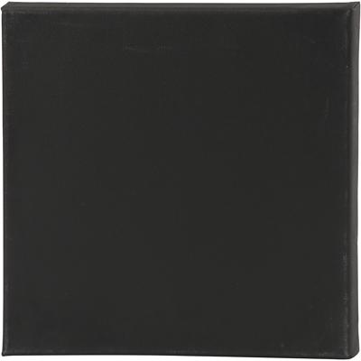 Creativ Company Canvas, afm 30x30x1,6 cm, 360 gr, zwart, 1 stuk