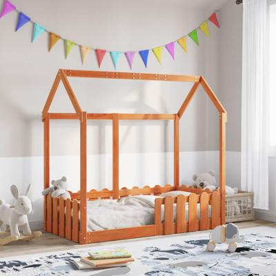 Bedhuis wasbruin massief grenenhout 70x140 cm