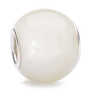 Trollbeads TSTBE-00017 Kraal Witte Maansteen zilver