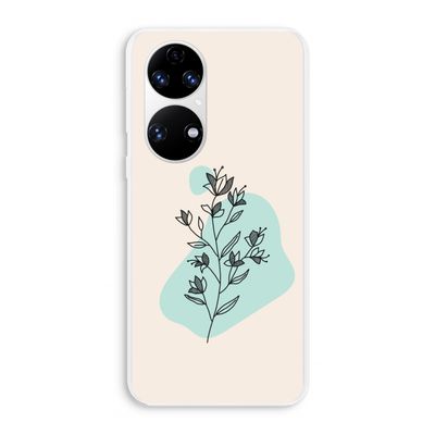Violets are blue: Huawei P50 Transparant Hoesje