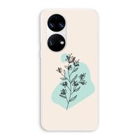 Violets are blue: Huawei P50 Transparant Hoesje
