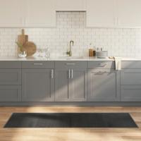 Vloerkleed rechthoekig 60x200 cm bamboe grijs